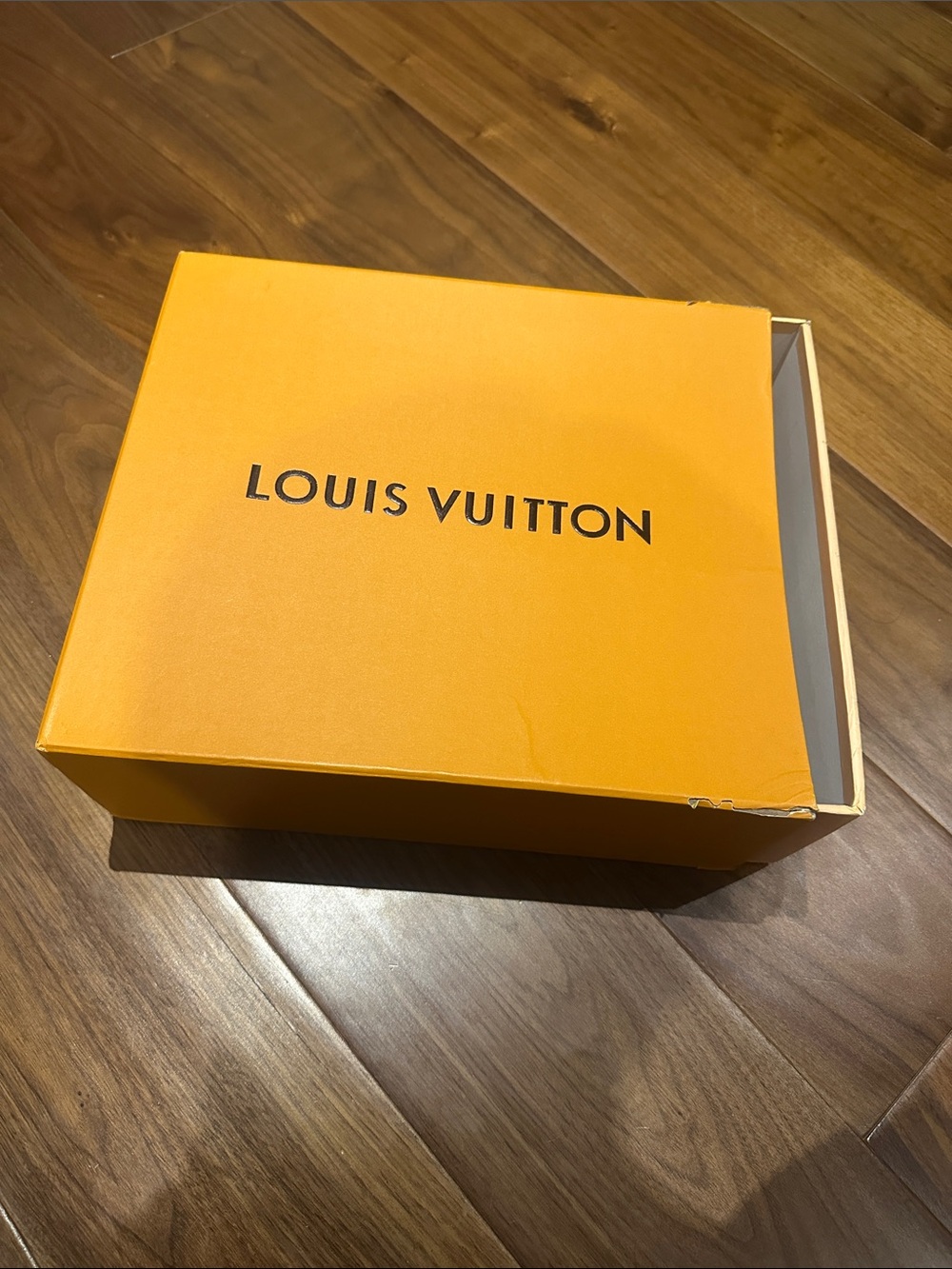 Affordable Fashion Finds Orange Storage Box with Black Logo
